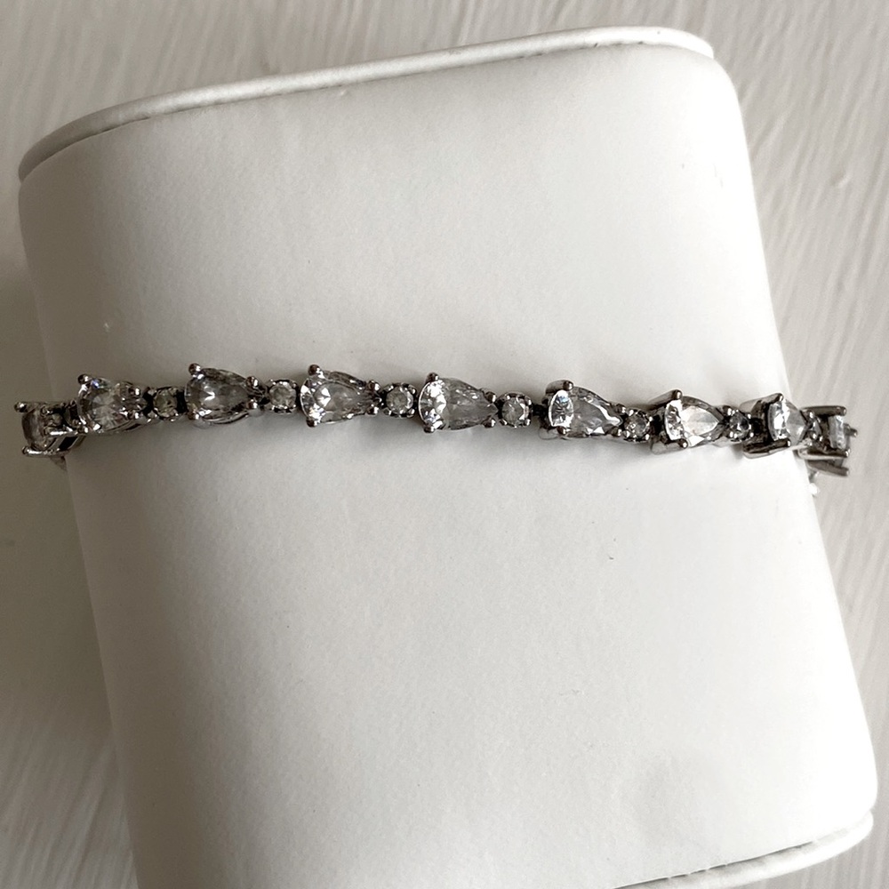 8 Carat Diamond Bolo Tennis Bracelet 925 Sterling Silver - Picture 9 of 15